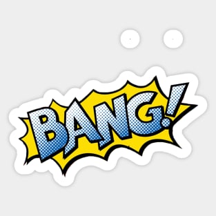 BANG! COMIC TSHIRT - GAMER CARTOON Sticker